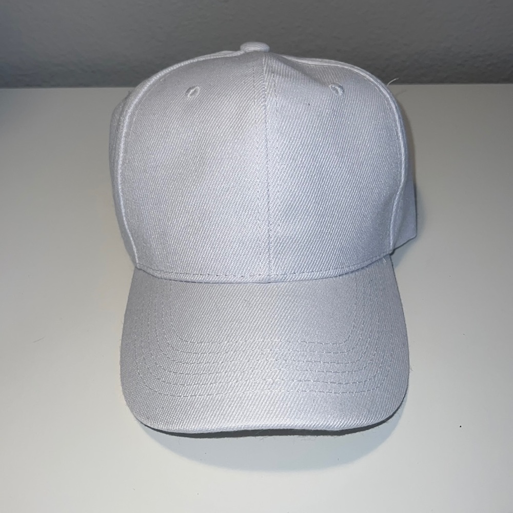 All white hat, never worn
